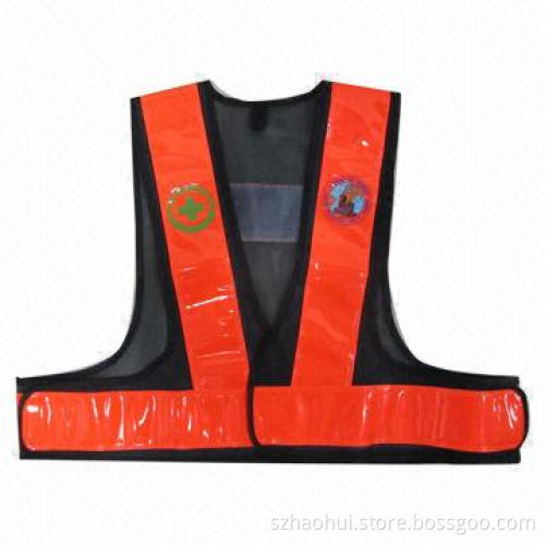 Reflective Safety Vests with Tape